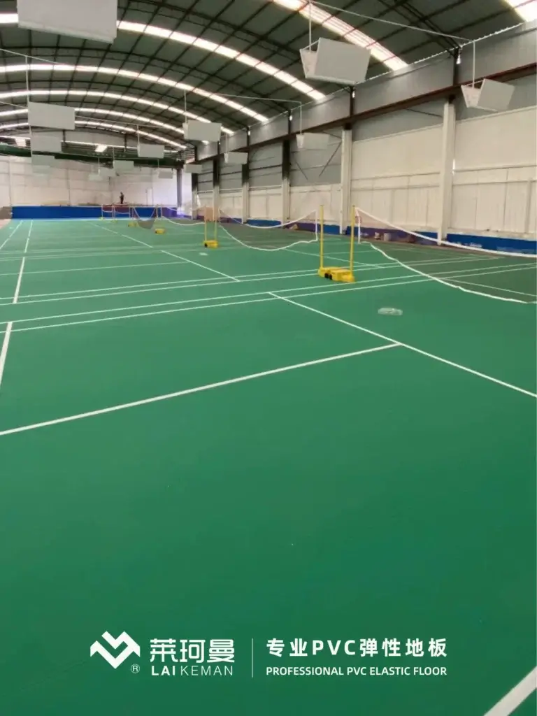 badminton court flooring showcase