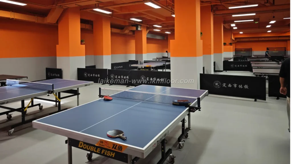 table tennis floor